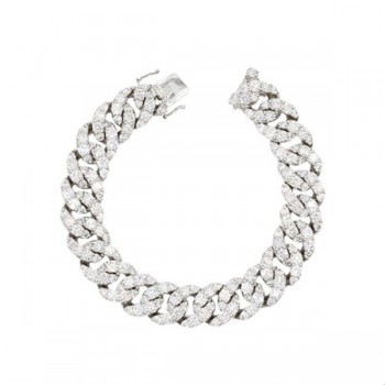 Jumbo Diamond Link Bracelet