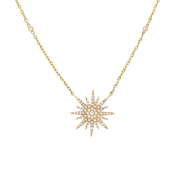 Diamond Starburst Necklace