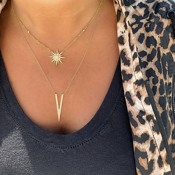Diamond Starburst Necklace