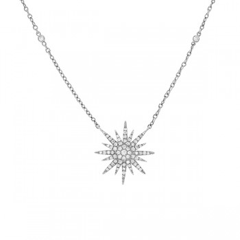 Diamond Starburst Necklace