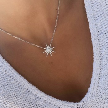 Diamond Starburst Necklace