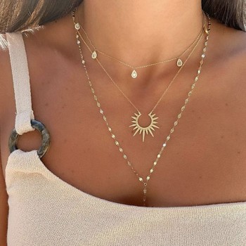 Half Open Starburst Necklace