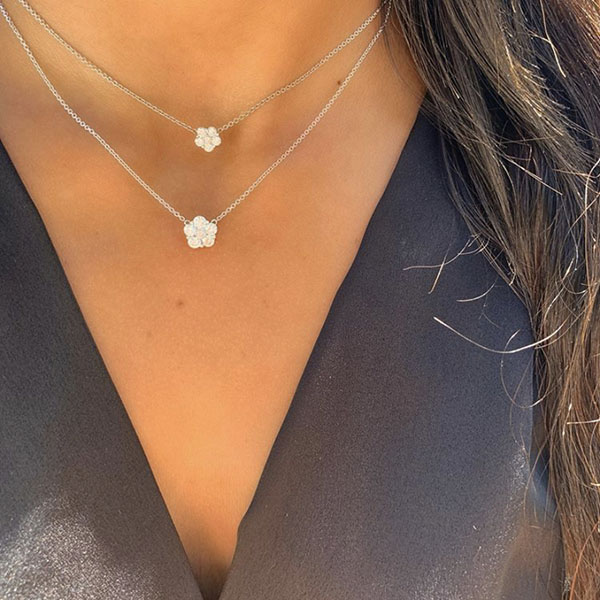 Mini Flower Cluster Pendant