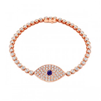 Diamond Eye Tennis Bracelet