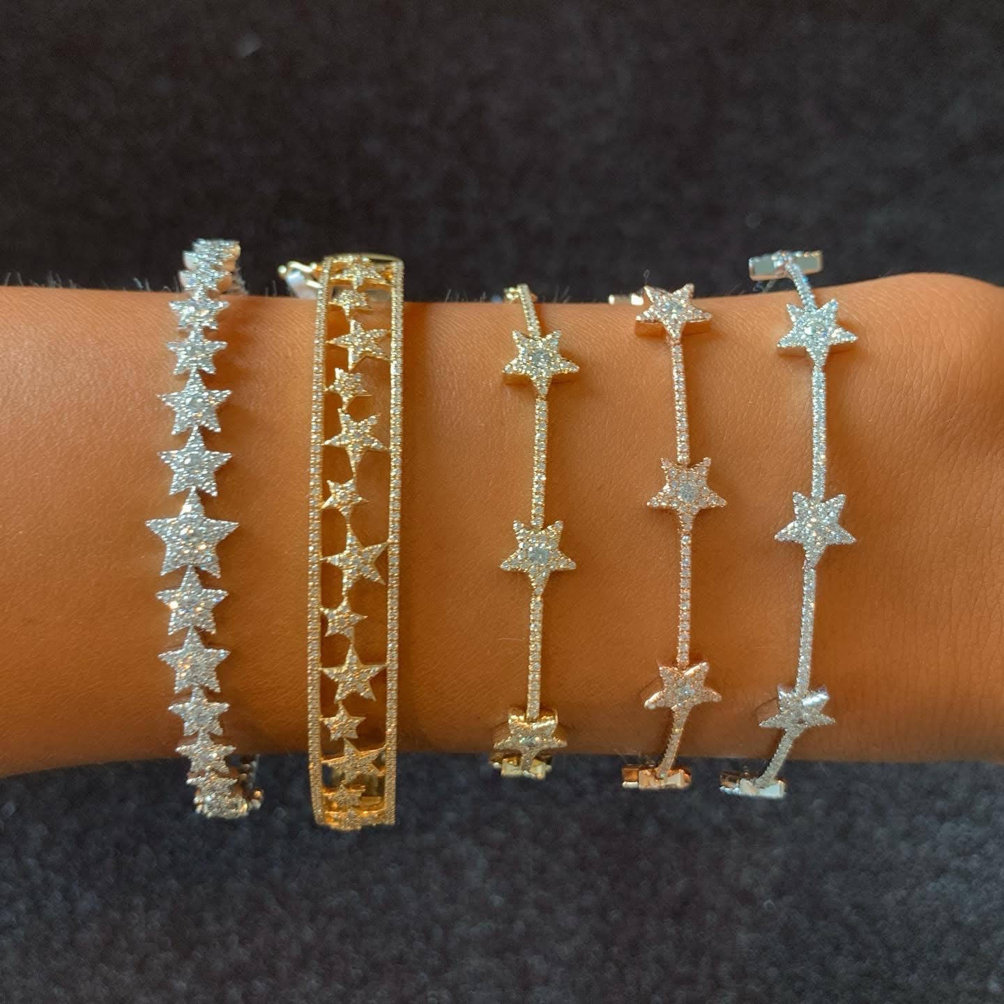 Multi Star Tennis Bracelet