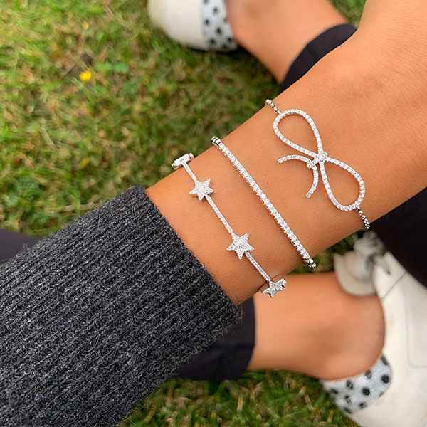 Multi Star Tennis Bracelet