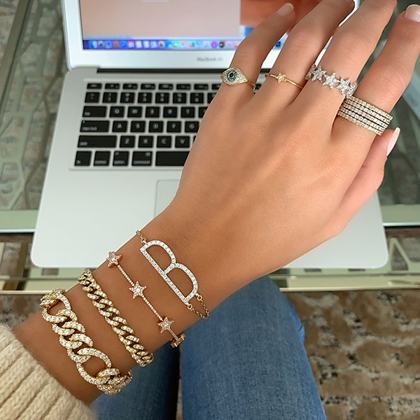 Multi Star Tennis Bracelet