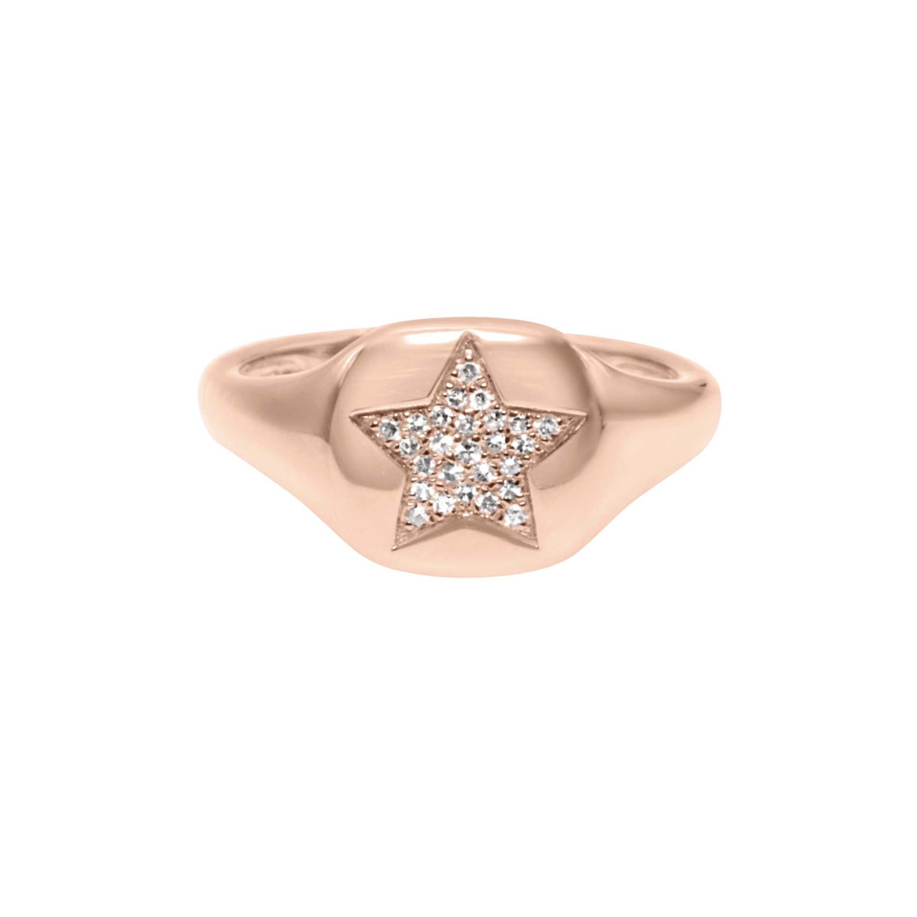 Bassano Jewelry  Pave Star Cigar Ring